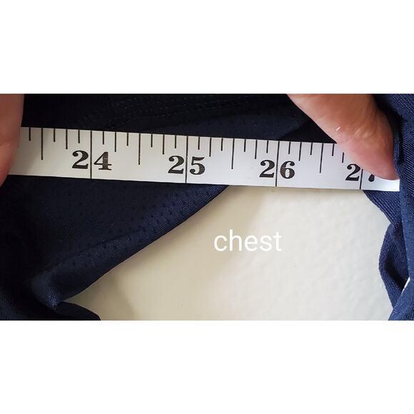 Reebock Playdry 1/4 Zip XL Mens Pullover Blue With Lime Green Accents - Picture 8 of 13